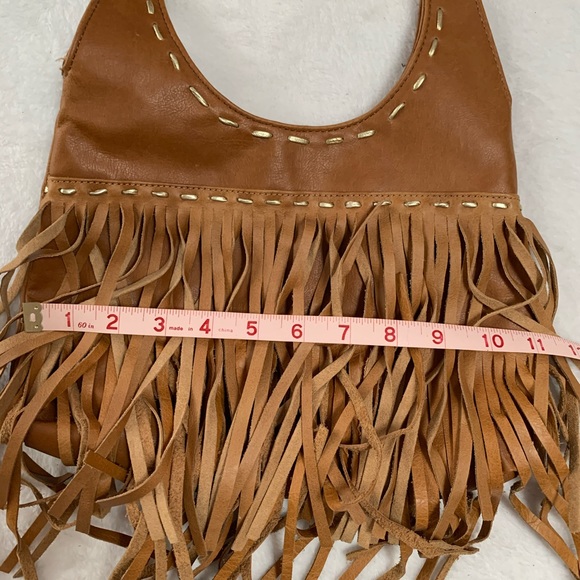 BEBE fringe leather crossbody bag - Picture 7 of 8
